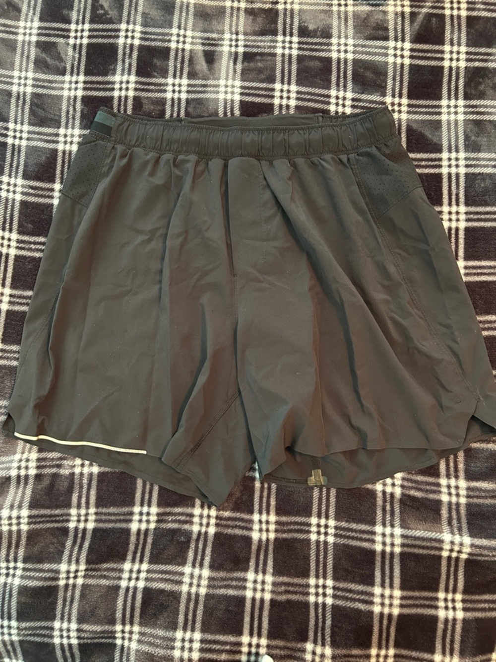 Black Athletic Running Shorts